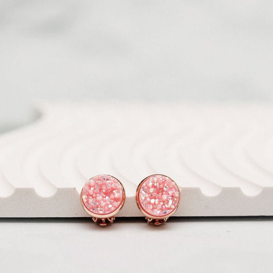 Chic in Pink | 12mm Earrings