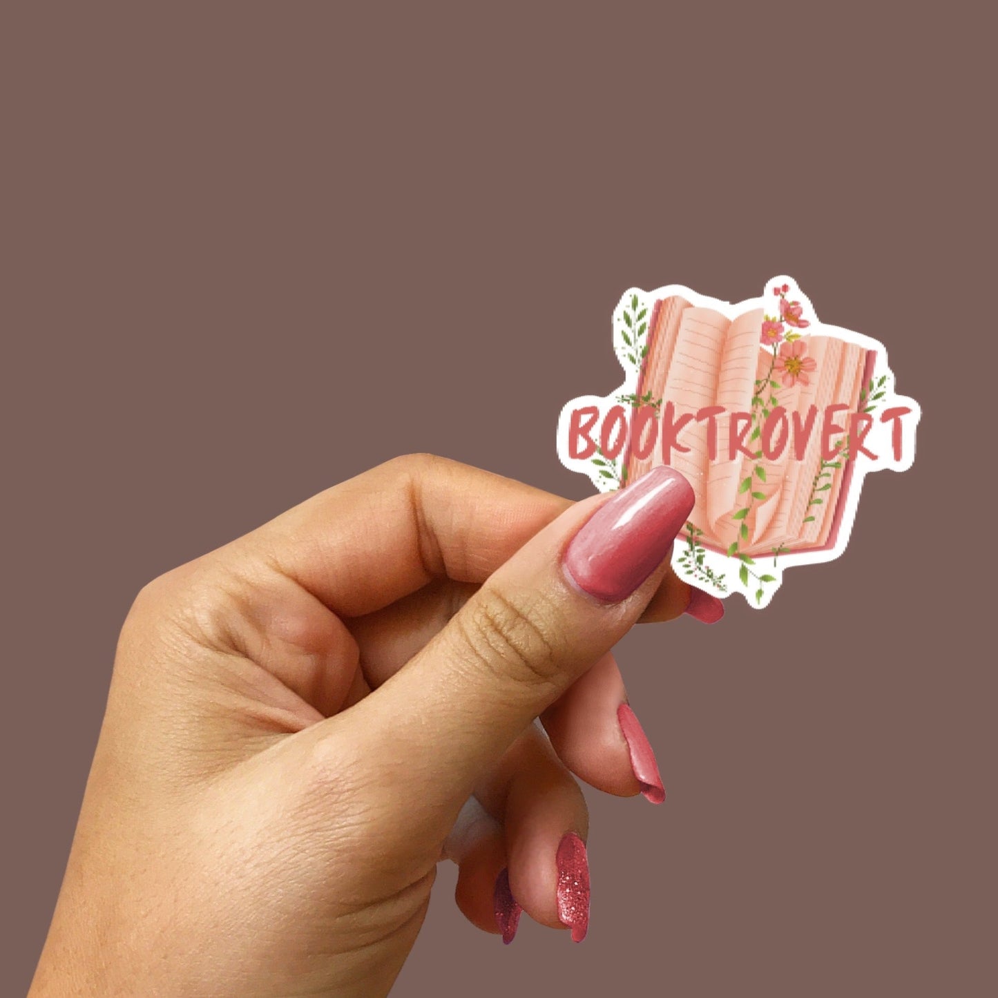 Booktrovert | Die Cut Sticker - S & K Collective