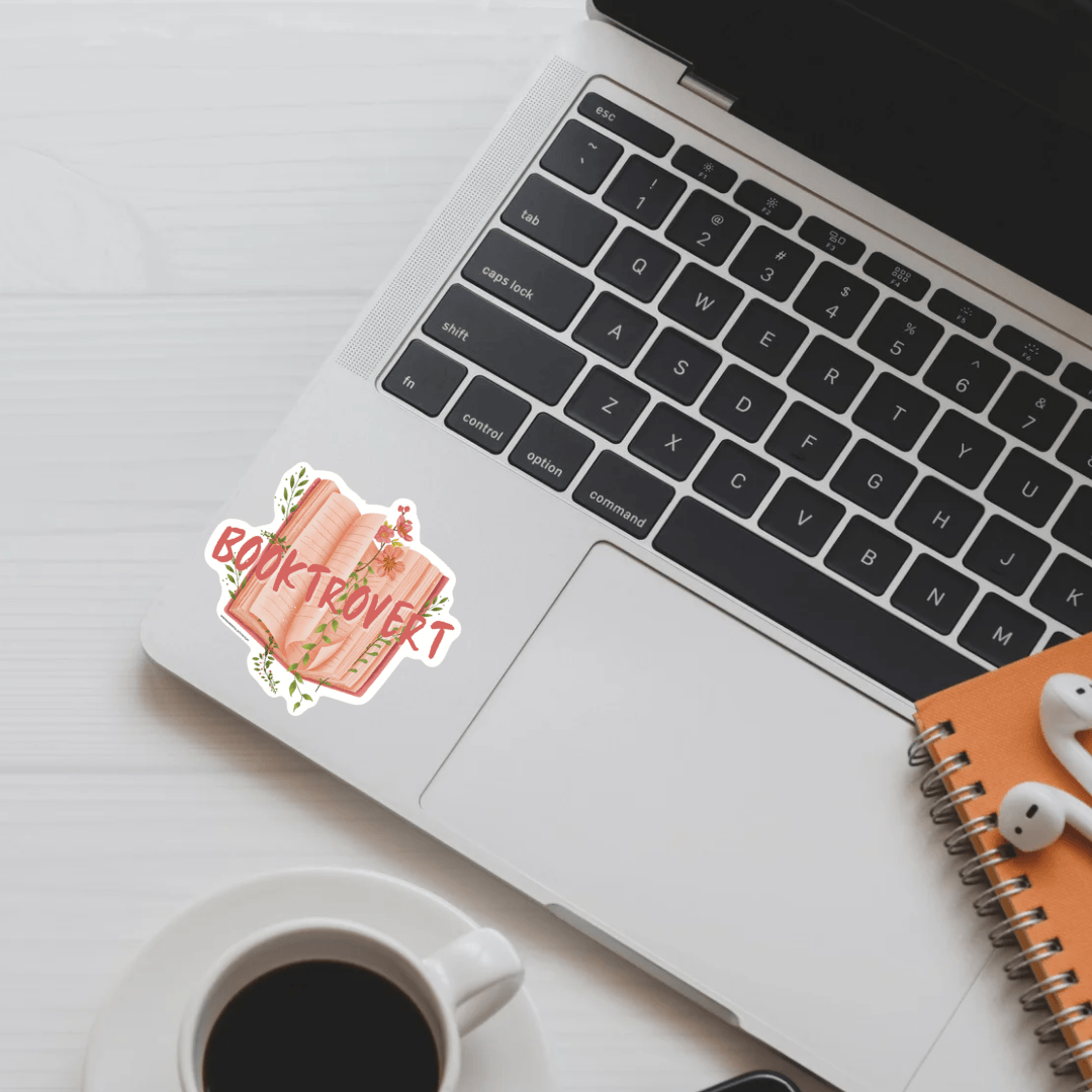 Booktrovert | Die Cut Sticker - S & K Collective