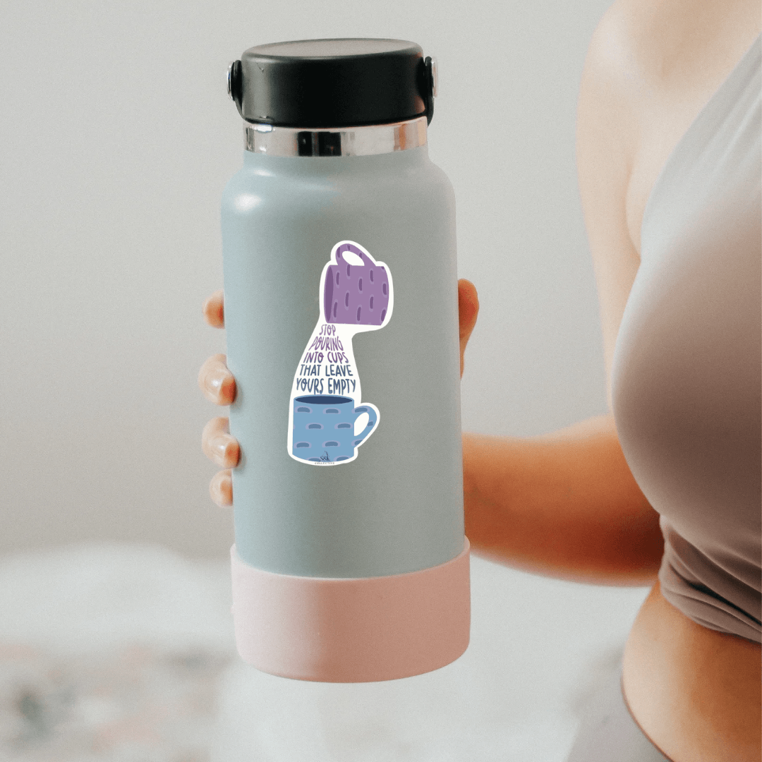 Cups | Die Cut Sticker - S & K Collective
