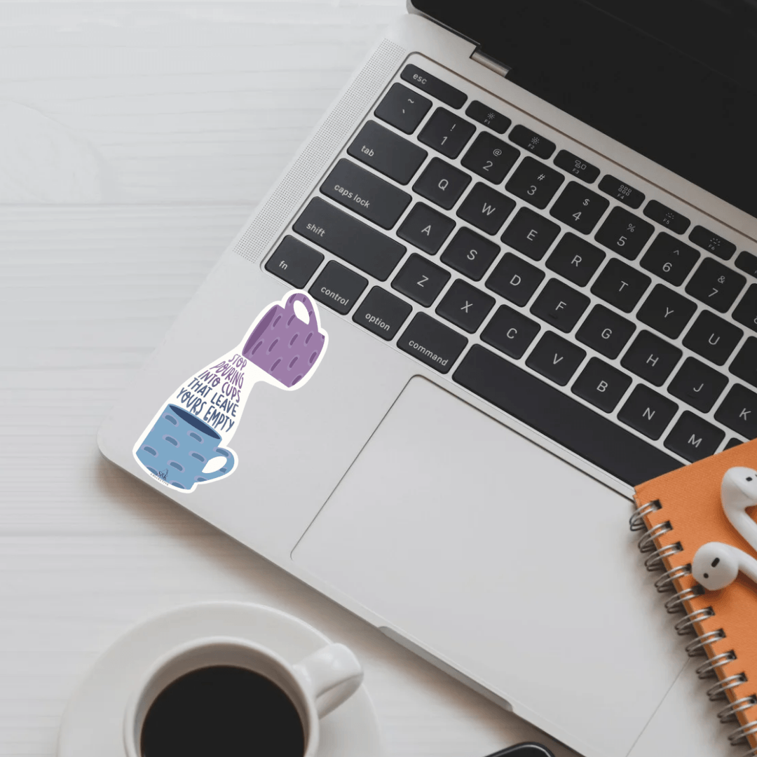 Cups | Die Cut Sticker - S & K Collective