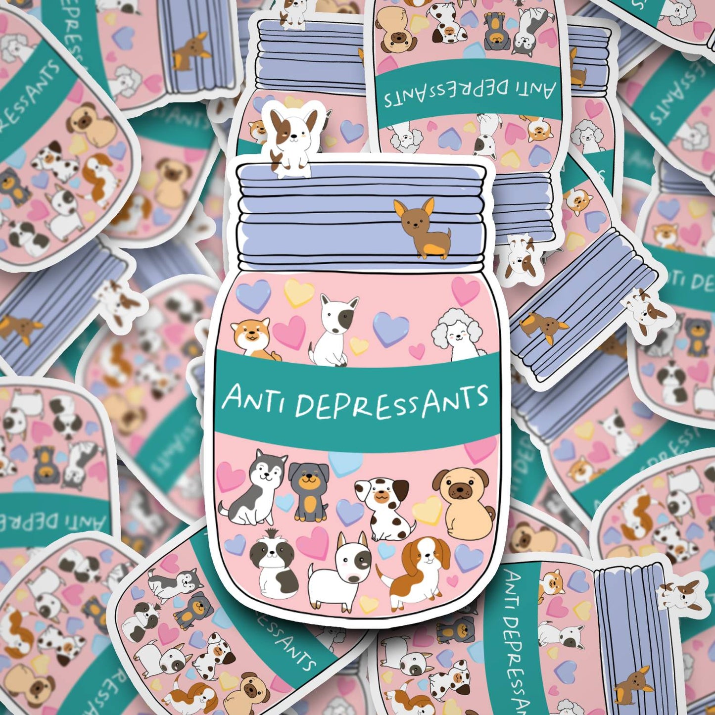 Dog Anti Depressants| Die Cut Sticker - S & K Collective