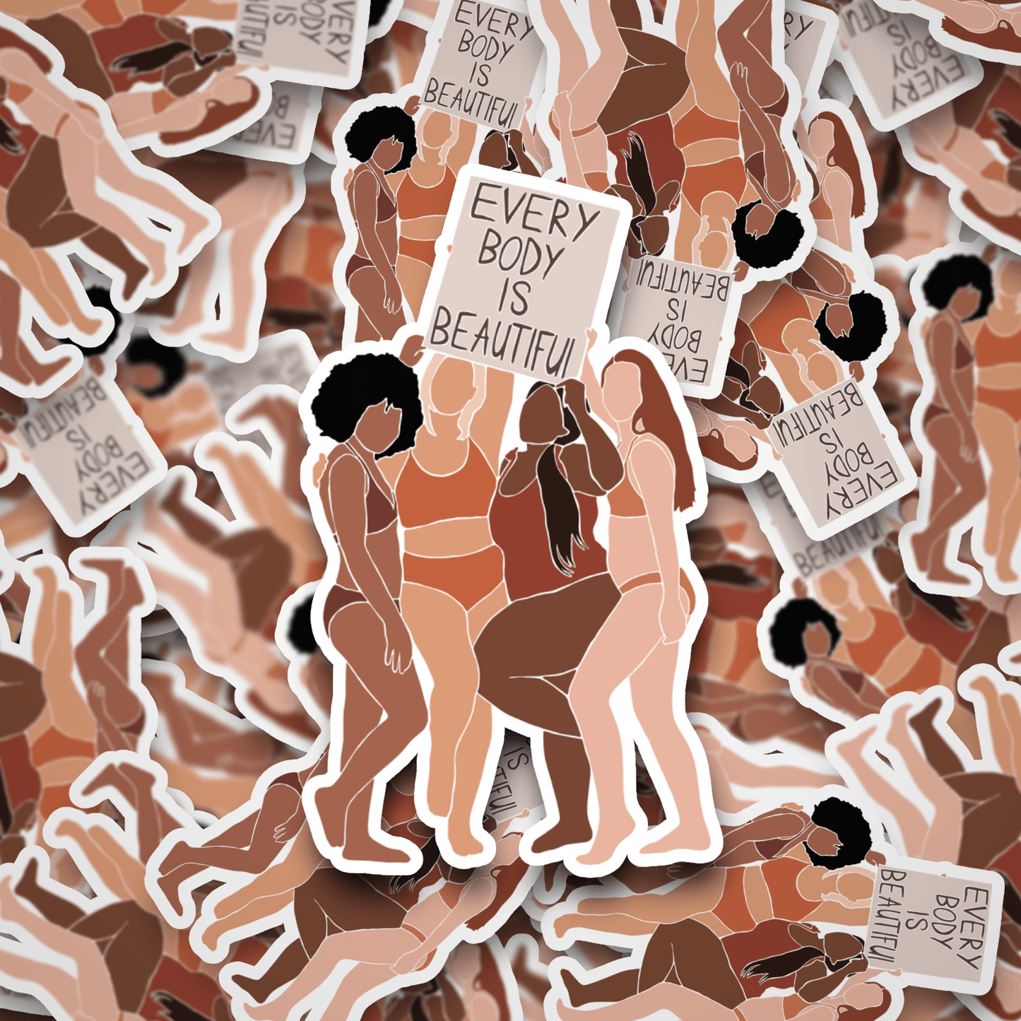 Every Body is Beautiful | Dye Cut Sticker - S & K Collective