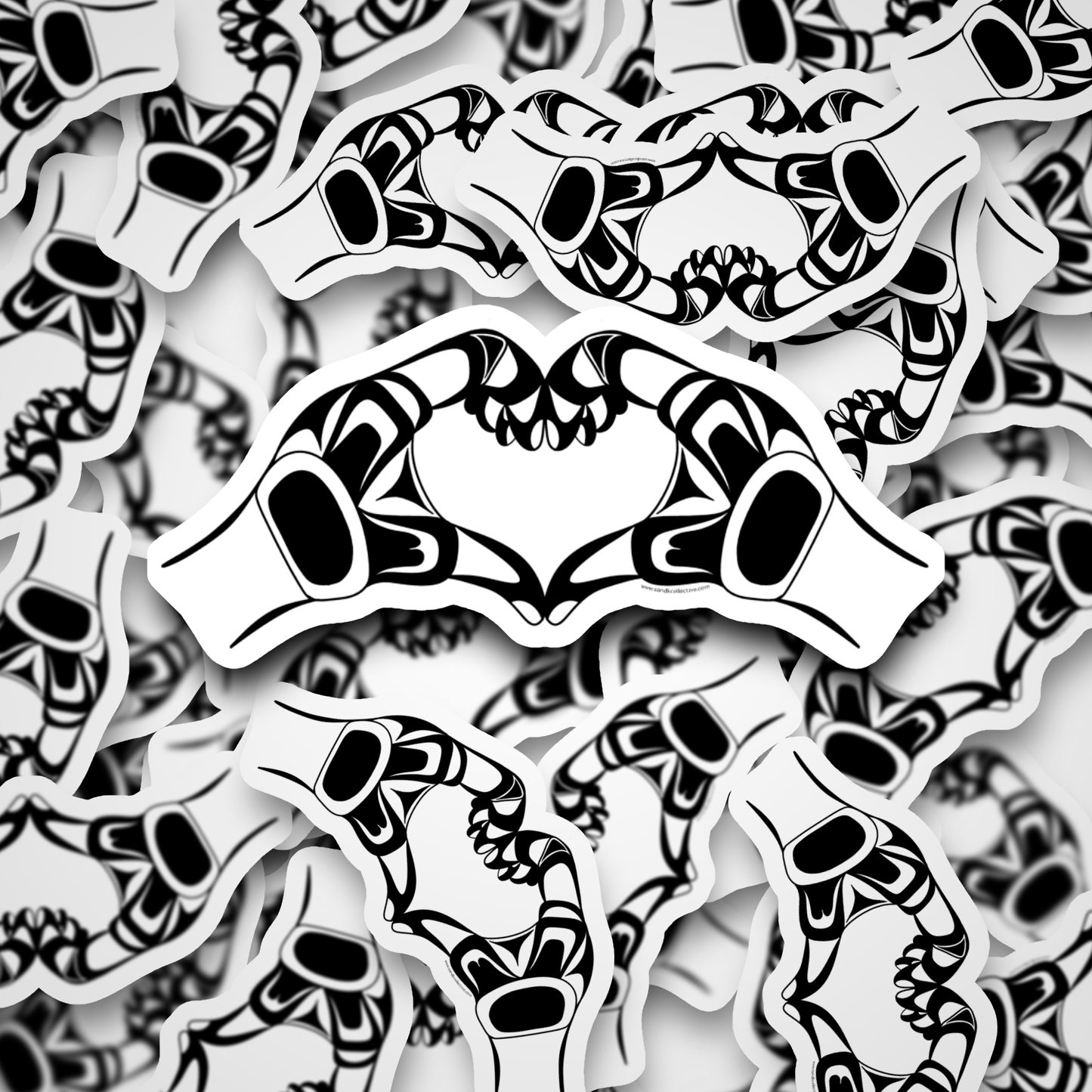 Heart Hands | Die Cut Sticker - S & K Collective