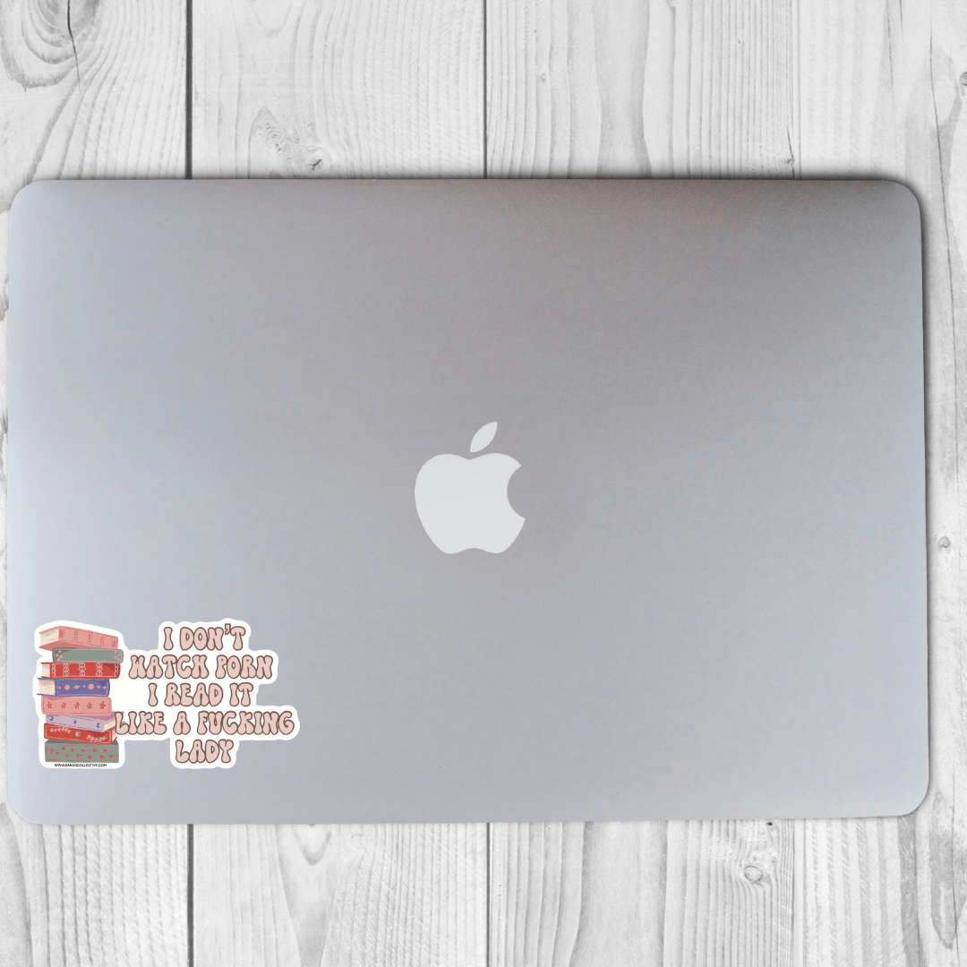 I dont watch porn | Die Cut Sticker - S & K Collective