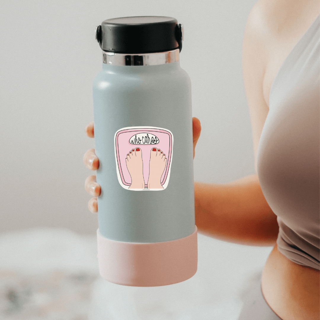 Who Cares Weight | Die Cut Sticker - S & K Collective