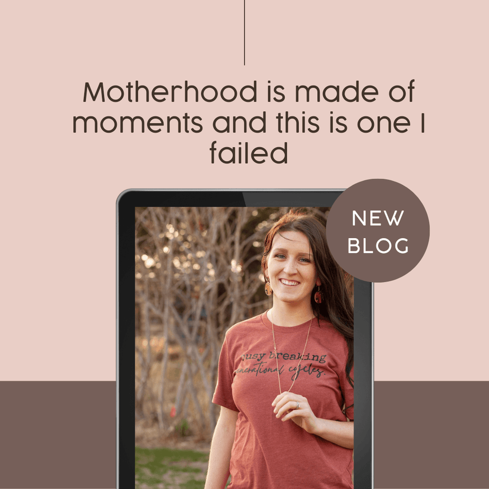 Motherhood is made of Moments, and in this one I failed - S & K Collective