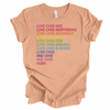 Love Over Hate  | Adult T-Shirt