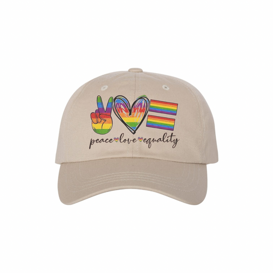 Peace Love Equality | Classic Dad Hat