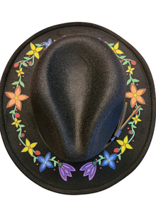  Samples Indigenous Floral felt hat