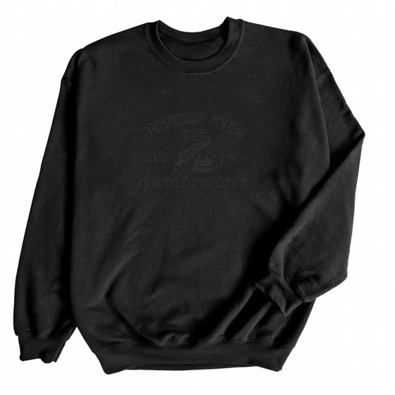 Tortured Poets Department | Embroidered Adult Sweatshirt