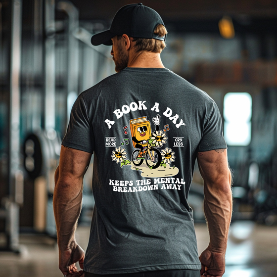 A Book a Day keeps the breakdown away | Adult T-Shirt