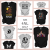 4XL Clearance Adult T-Shirt