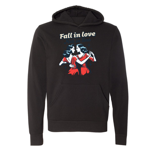 Fall in Love not in Line | Adult Sweatshirt