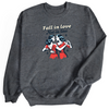 Fall in Love not in Line | Adult Sweatshirt