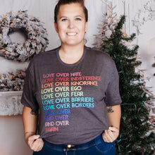  Love Over Hate  | Adult T-Shirt