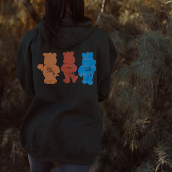 Double Sided Indigibears Care © | Adult Hoodie