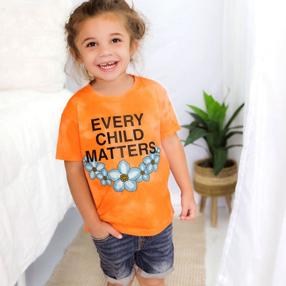 2023 Every Child Matters Hand Dyed Orange | Kids T-Shirt