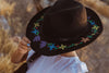 Samples Indigenous Floral felt hat