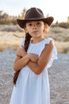 Samples Indigenous Floral felt hat