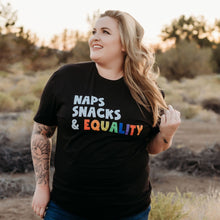  Naps Snacks Equality | Adult T-Shirt