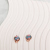 Sapphire Serenity Studs | 12mm Earrings