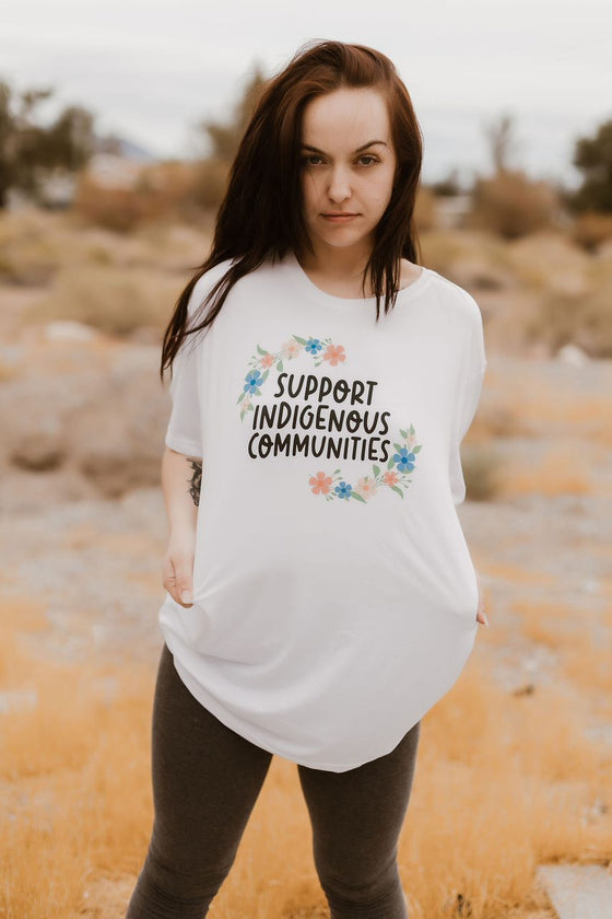 Form Fitting Support Indigenous Communities | Adult tee