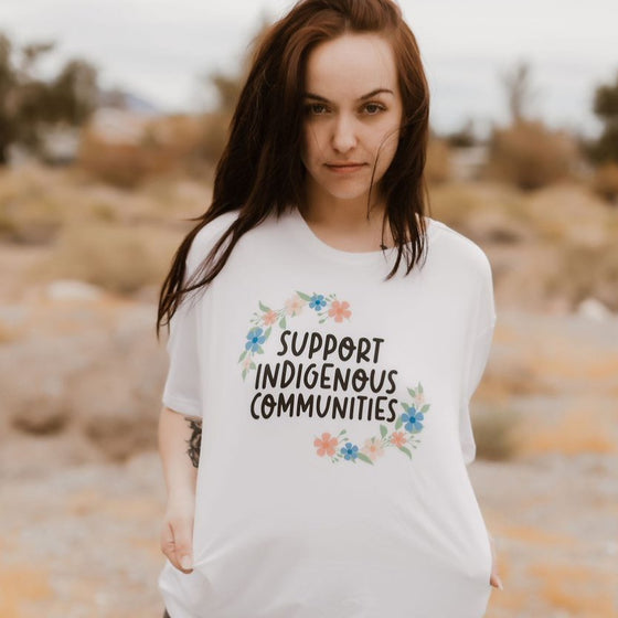 Form Fitting Support Indigenous Communities | Adult tee