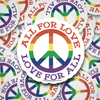 All for Love and Love for All | Die Cut Sticker