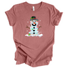 Book Snowman | Adult T-Shirt