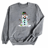 Book Snowman | Adult Sweatshirt