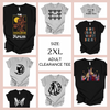 2XL Clearance Adult T-Shirt