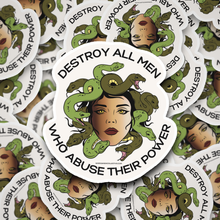  Destroy all men | Die Cut Sticker