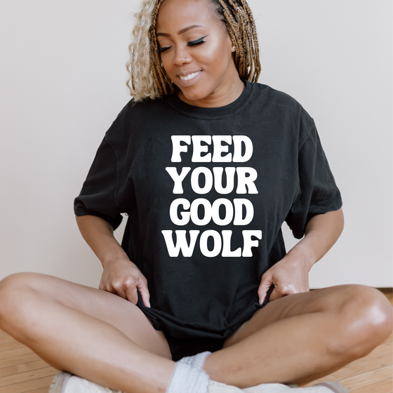 Feed Your Good Wolf | Adult T-Shirt