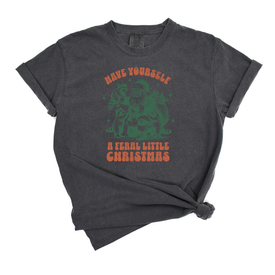 Have Yourself A Feral Little Christmas | Adult T-Shirt