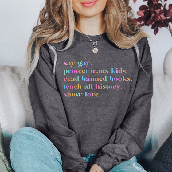 Say Gay | Adult Sweatshirt