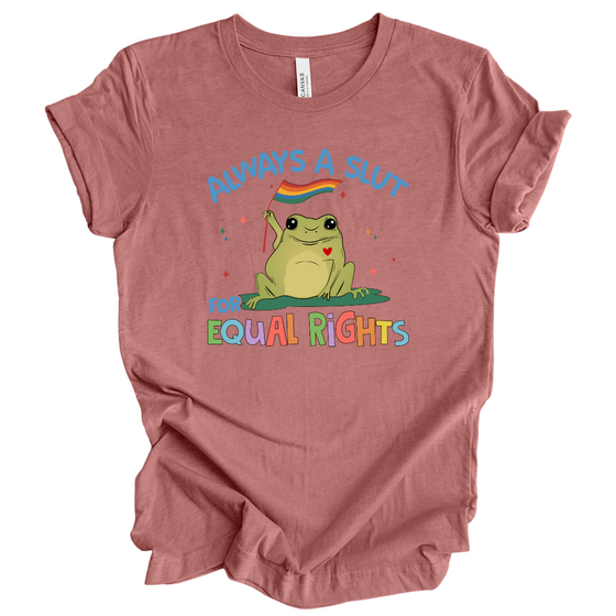 Equal Rights Frog | Adult T-Shirt