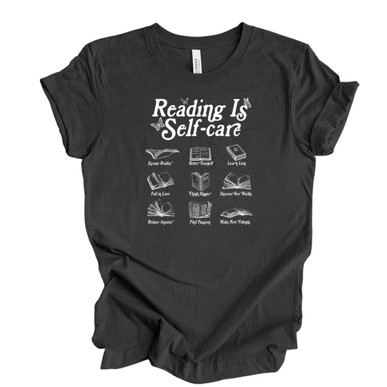 Reading is Self Care | Adult T-Shirt