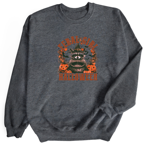 Feral Girl Halloween | Adult Sweatshirt