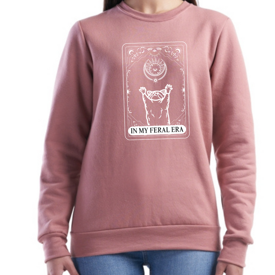 In my Feral Era Tarot Card | Adult Sweatshirt