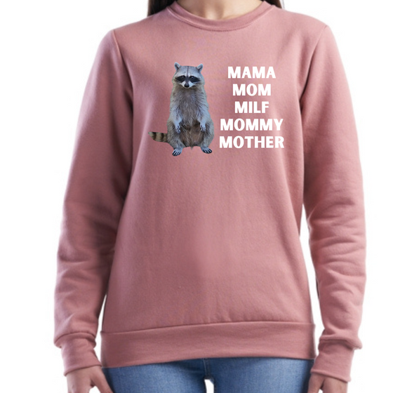 Mama Racoon | Adult Sweatshirt