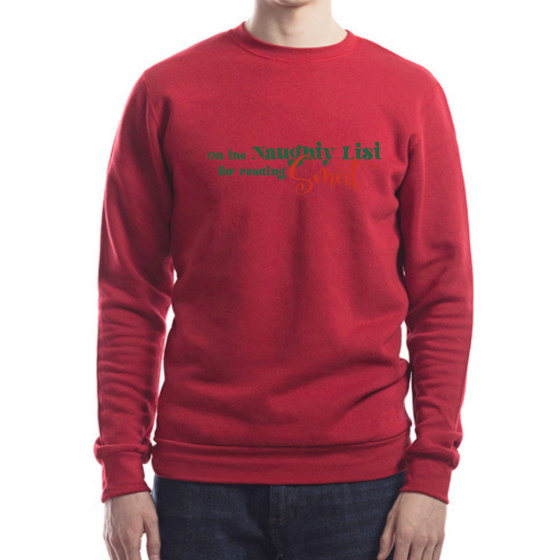 On the Naughty List for Reading Smut | Adult Sweatshirt