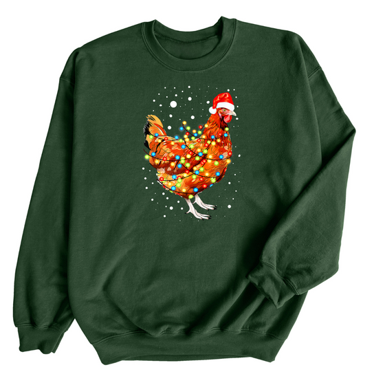 Christmas Chicken | Adult Sweatshirt