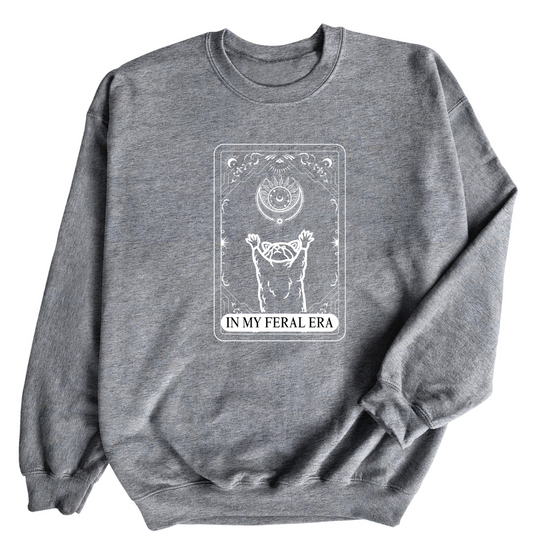 In my Feral Era Tarot Card | Adult Sweatshirt