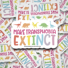  Make Transphobia extinct | Die Cut Sticker