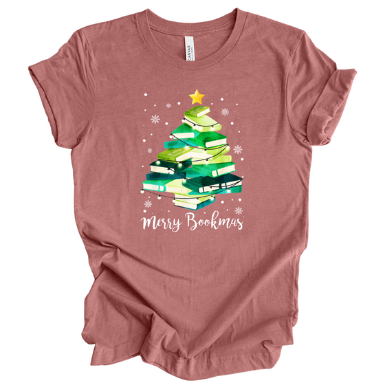 Merry Bookmas | Adult T-Shirt