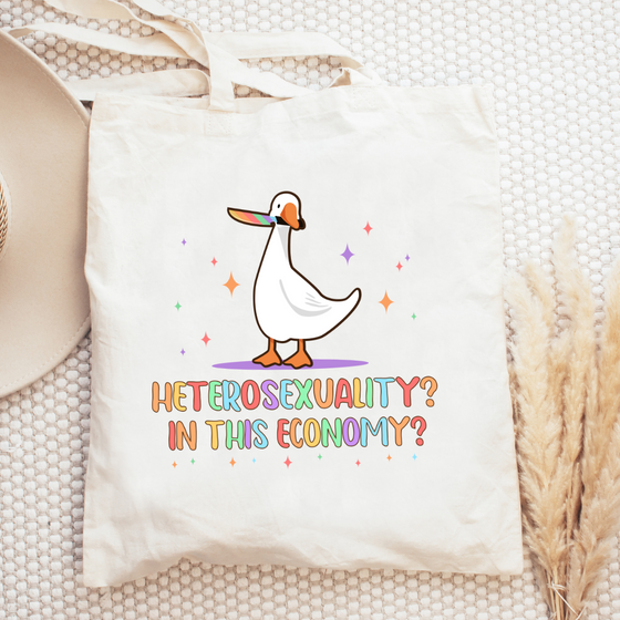 Heterosexuality,in this economy? | Tote Bag