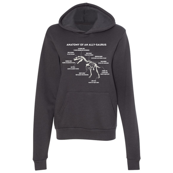 Anatomy of an ALLY-saurus © | Adult Sweatshirt