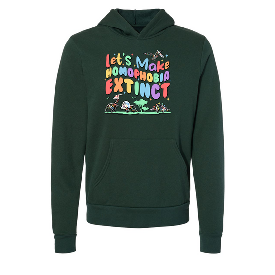 Let’s Make Homophobia Extinct | Adult Sweatshirt