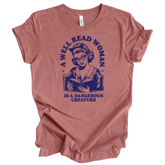 A well read woman | Adult T-Shirt